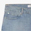 Heren denimshort met rechte pasvorm