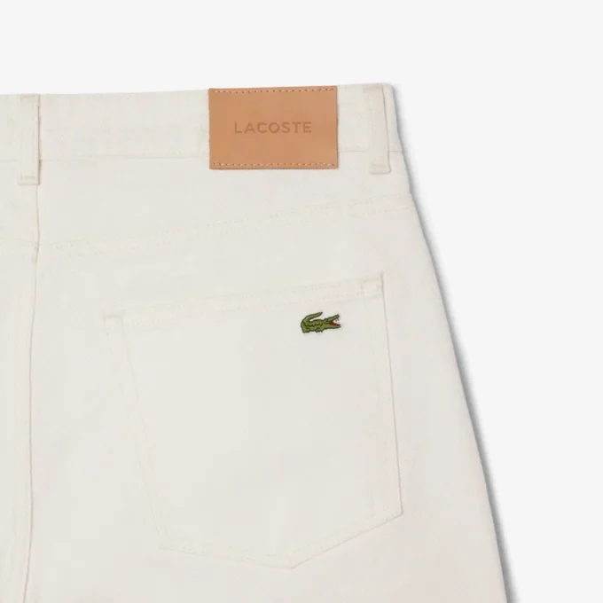 Heren denimshort met rechte pasvorm