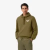 Heren fleece Golf hoodie met print