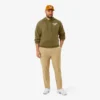Heren fleece Golf hoodie met print
