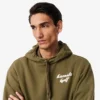 Heren fleece Golf hoodie met print