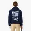 Heren fleece Golf hoodie met print