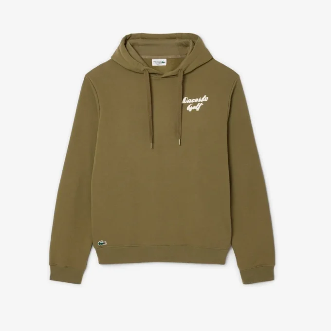Heren fleece Golf hoodie met print