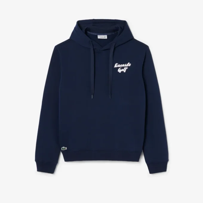 Heren fleece Golf hoodie met print