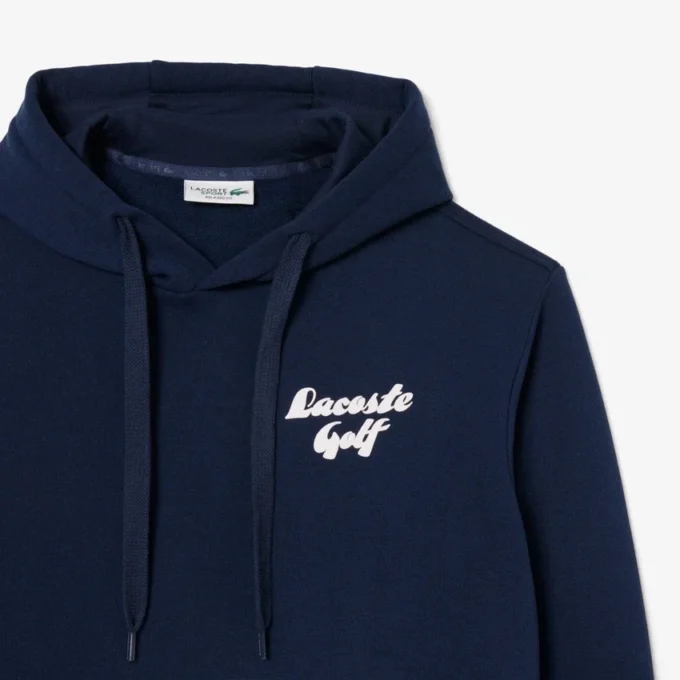 Heren fleece Golf hoodie met print