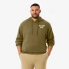 Heren fleece Golf hoodie met print