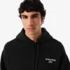 Heren fleece hoodie met meerdere prints