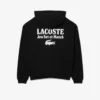 Heren fleece hoodie met meerdere prints