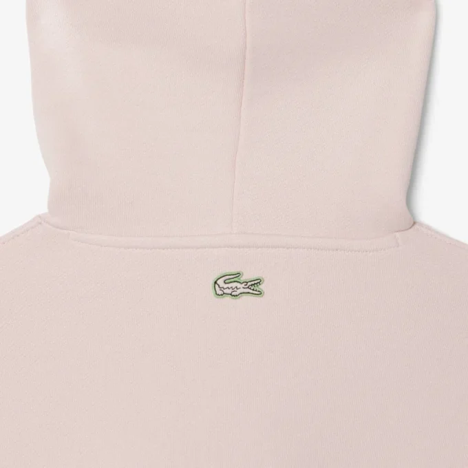 Heren fleece hoodie met print