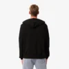 Heren fleece hoodie met rits