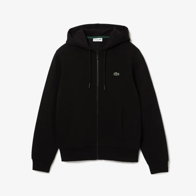 Heren fleece hoodie met rits