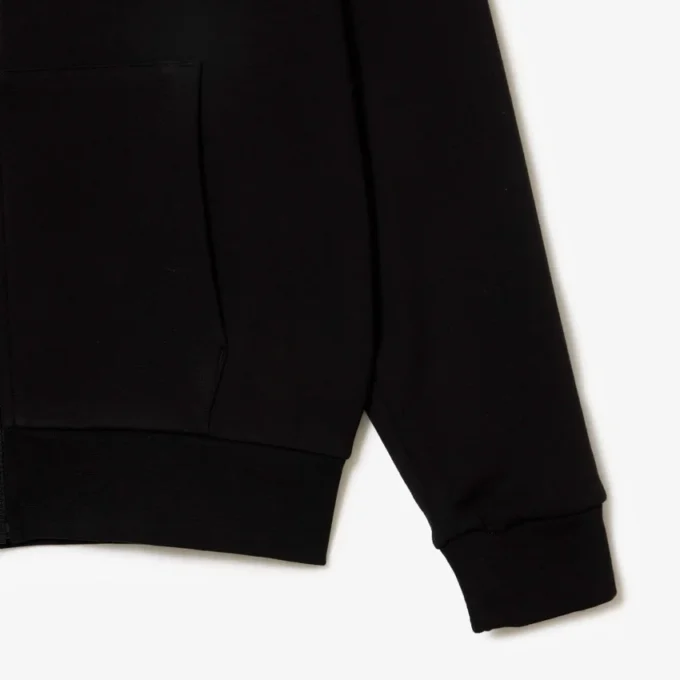 Heren fleece hoodie met rits
