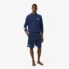 Heren fleece loungeshorts met rechte pasvorm