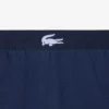 Heren fleece loungeshorts met rechte pasvorm