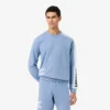 Heren fleece loungesweatshirt met print