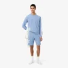 Heren fleece loungesweatshirt met print
