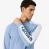 Heren fleece loungesweatshirt met print
