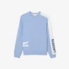 Heren fleece loungesweatshirt met print