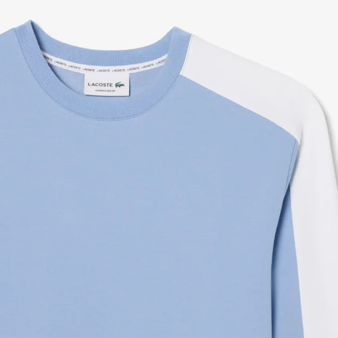 Heren fleece loungesweatshirt met print