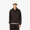 Heren fleece-polo-Sweatshirts met losse pasvorm