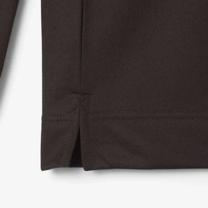 Heren fleece-polo-Sweatshirts met losse pasvorm
