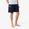 Heren fleece pyjamashort met rechte pasvorm