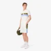 Heren fleece-short met kleurblokken