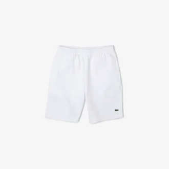Heren fleece-short met normale pasvorm