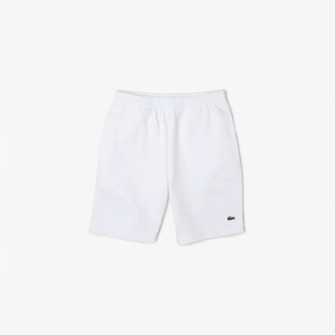 Heren fleece-short met normale pasvorm