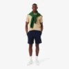 Heren fleece-short met normale pasvorm