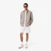 Heren fleece-short met normale pasvorm