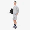 Heren fleece-short met normale pasvorm