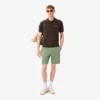 Heren fleece-short met normale pasvorm