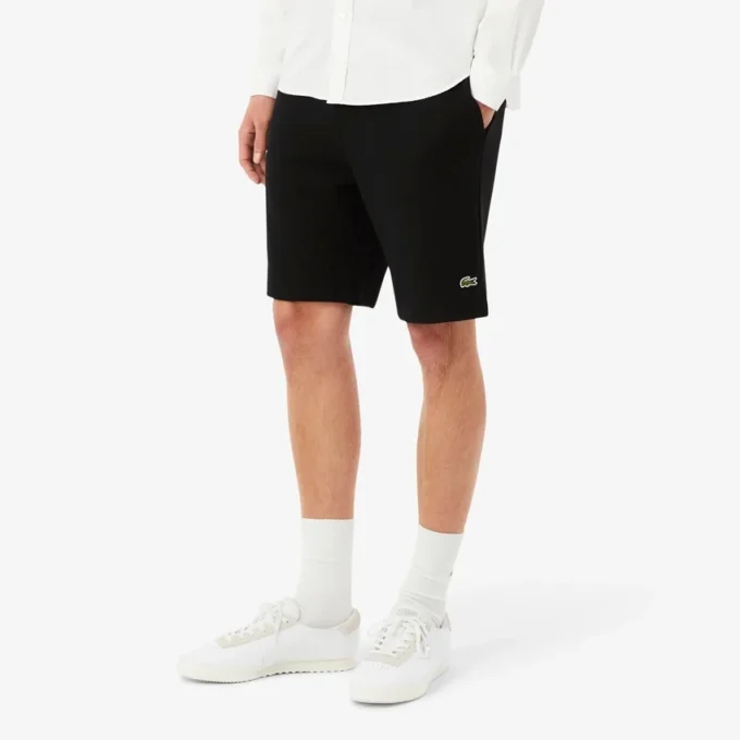 Heren fleece-short met normale pasvorm