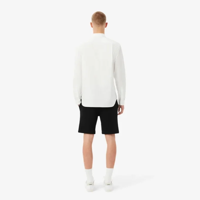 Heren fleece-short met normale pasvorm