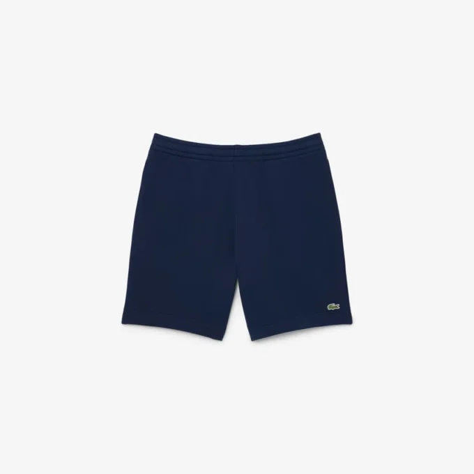 Heren fleece-short met normale pasvorm