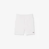 Heren fleece-short met normale pasvorm