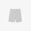 Heren fleece-short met normale pasvorm
