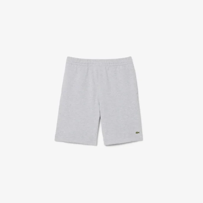 Heren fleece-short met normale pasvorm