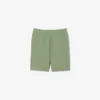 Heren fleece-short met normale pasvorm