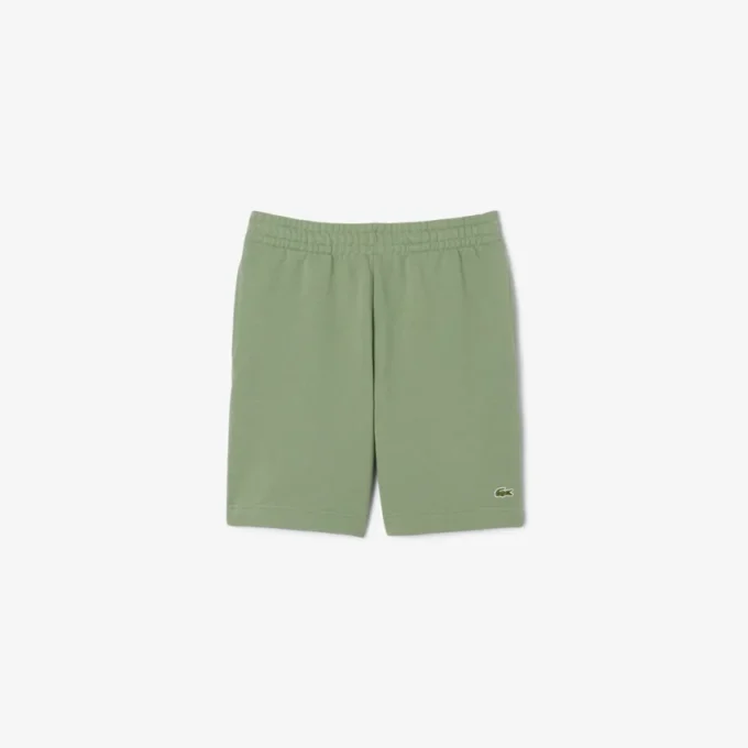 Heren fleece-short met normale pasvorm