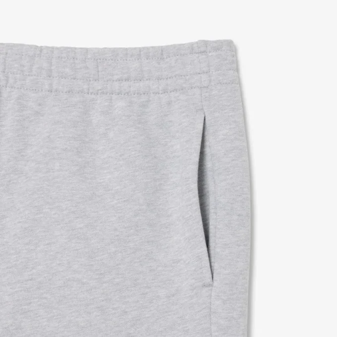 Heren fleece-short met normale pasvorm