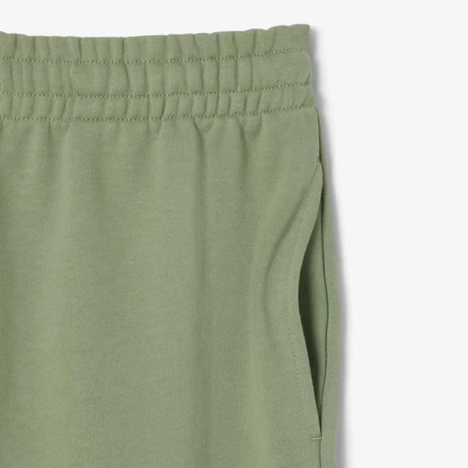 Heren fleece-short met normale pasvorm