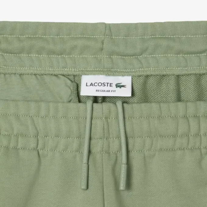Heren fleece-short met normale pasvorm