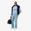 Heren fleece-Sweatshirt met geborduurd motief