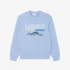 Heren fleece-Sweatshirt met geborduurd motief