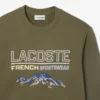 Heren fleece-Sweatshirt met geborduurd motief