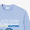 Heren fleece-Sweatshirt met geborduurd motief