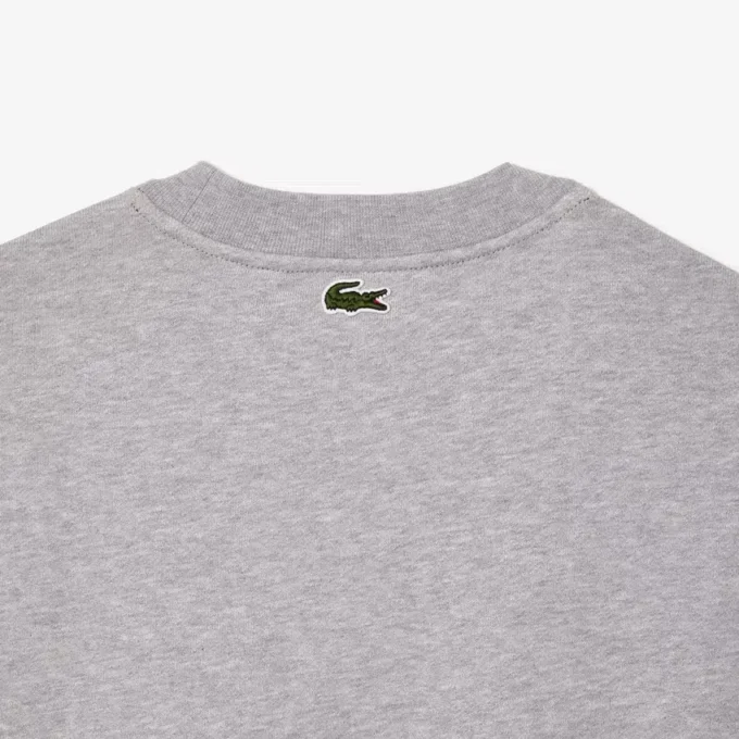 Heren fleece-Sweatshirt met grafische print