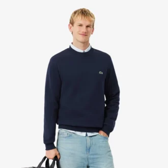 Heren fleece-Sweatshirt met klassieke pasvorm